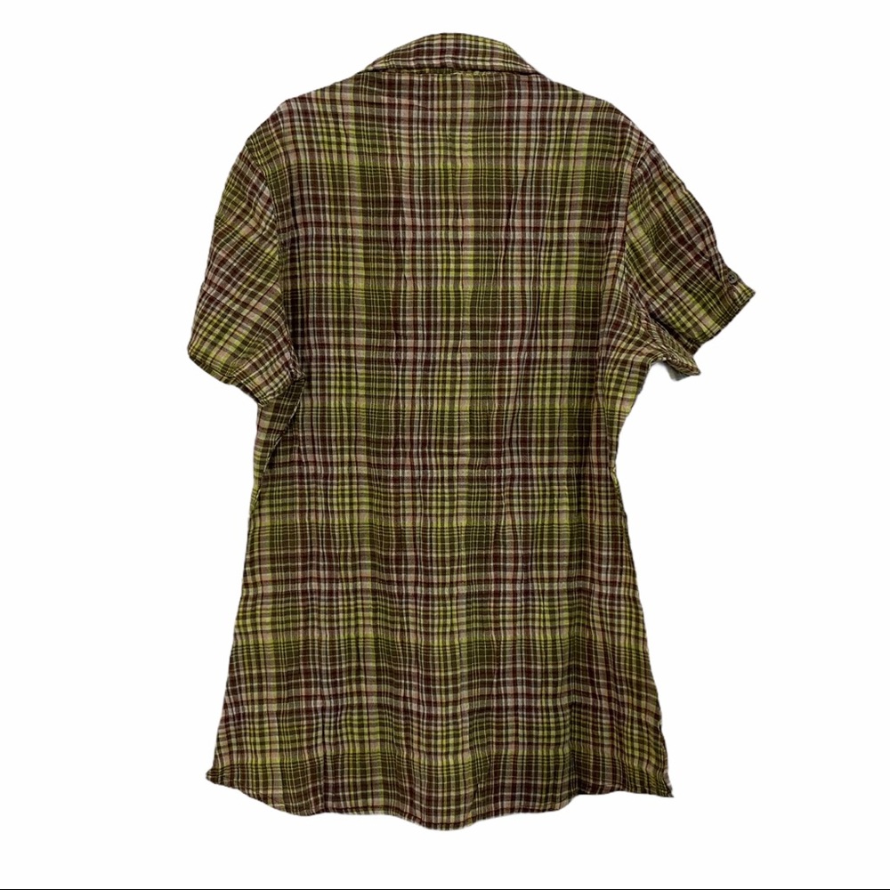 Woolrich Carabelle Plaid Button Down Shirt XS - Picture 5 of 5